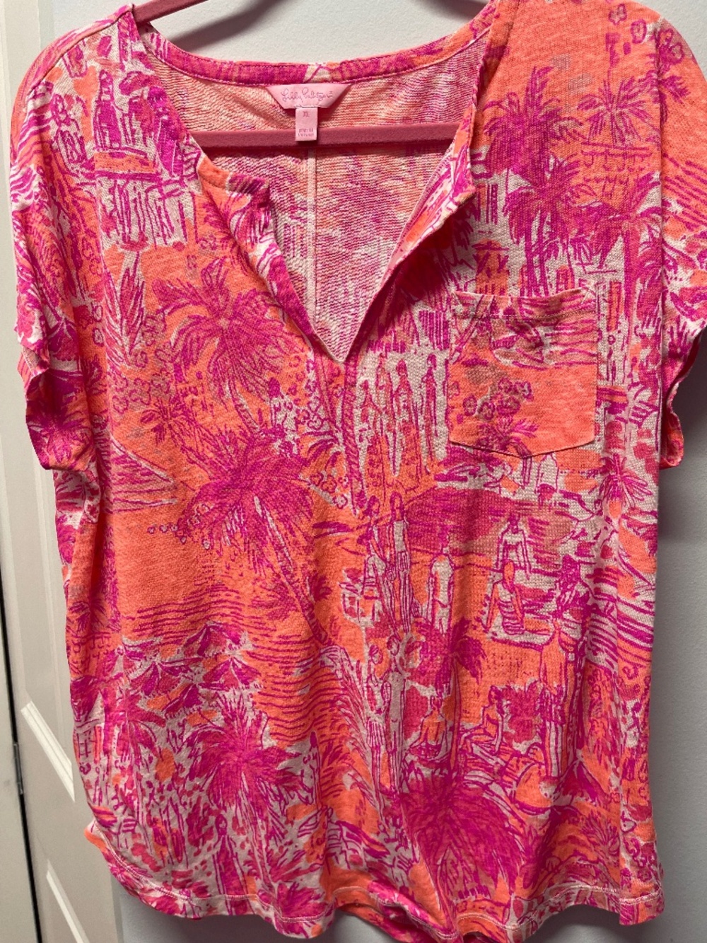 EUC XL Lilly Pulitzer Duval Top